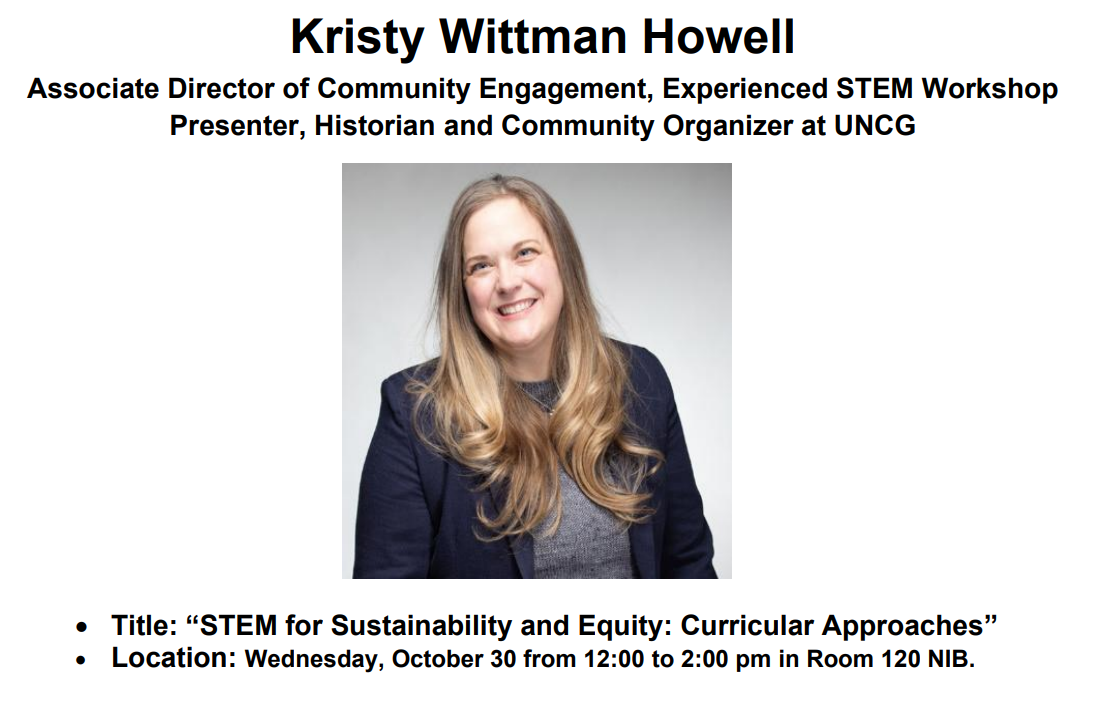 Kristy Wittman Howell headshot and event information